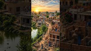 Village to Modern City Transformation 😱 AI Construction Magic | Before &amp; After #youtubeshorts