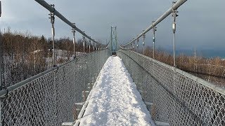 Suspension bridge just north of toronto ...