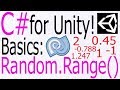 Unity C# Tutorial - Basics: Random.Range() - Create a Random float or int