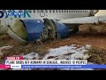 Boeing 737 skids off runway in senegal injures 10