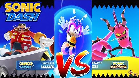 Sonic Dash Android Gameplay - Unlocked Charmy Fight EGGMAN and ZAZZ Boss...Sonic dash, Eggman, Sonic