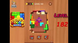 Block Color Mania Level 182 Walkthrough