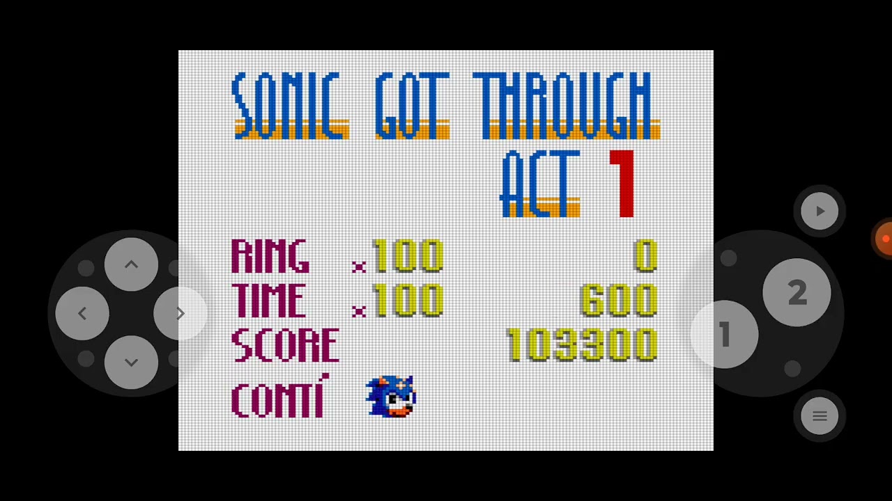 Sonic Triple Trouble GG Meta Junglira Zone 