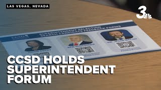 Community interviews: CCSD superintendent finalists in public forum ahead of Thursday vote