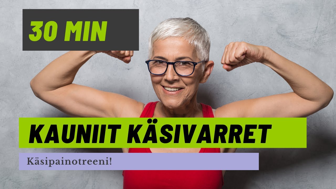 30min Käsipainotreeni käsivarsille / Sopii aloittelijoille