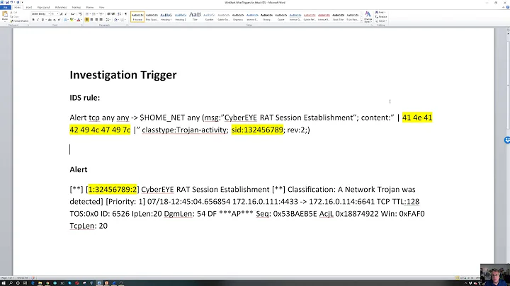 Part 1: What Triggers the Investigation?