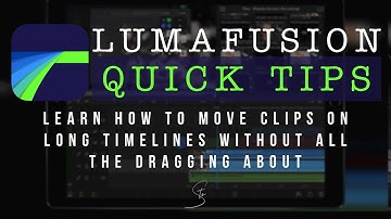 Learn How To Move Video Clips on a LumaFusion Timeline Without All The Dragging About