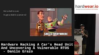 Hardwear.io USA 2025: Hardware Hacking a Car’s Head Unit & Uncovering a Vulnerable RTOS,Danilo Erazo