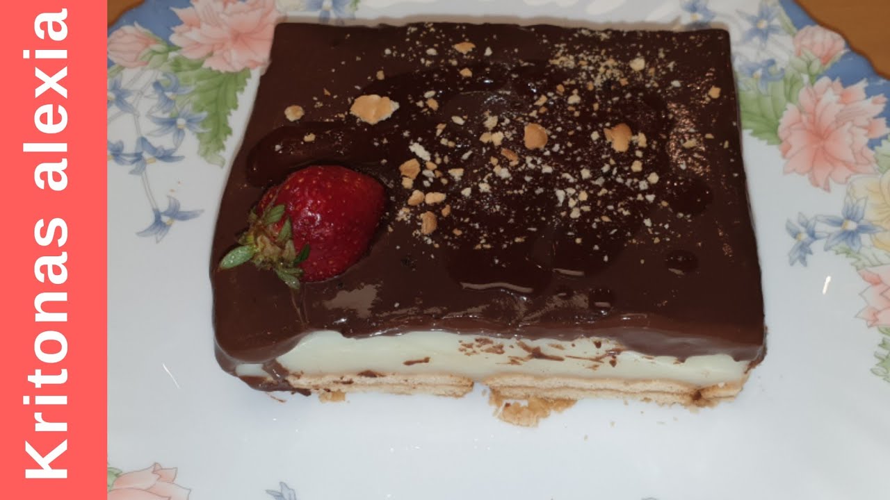Εκπληκτικό γλυκό ψυγείου με σοκολάτα!  @Kritonasalexia 