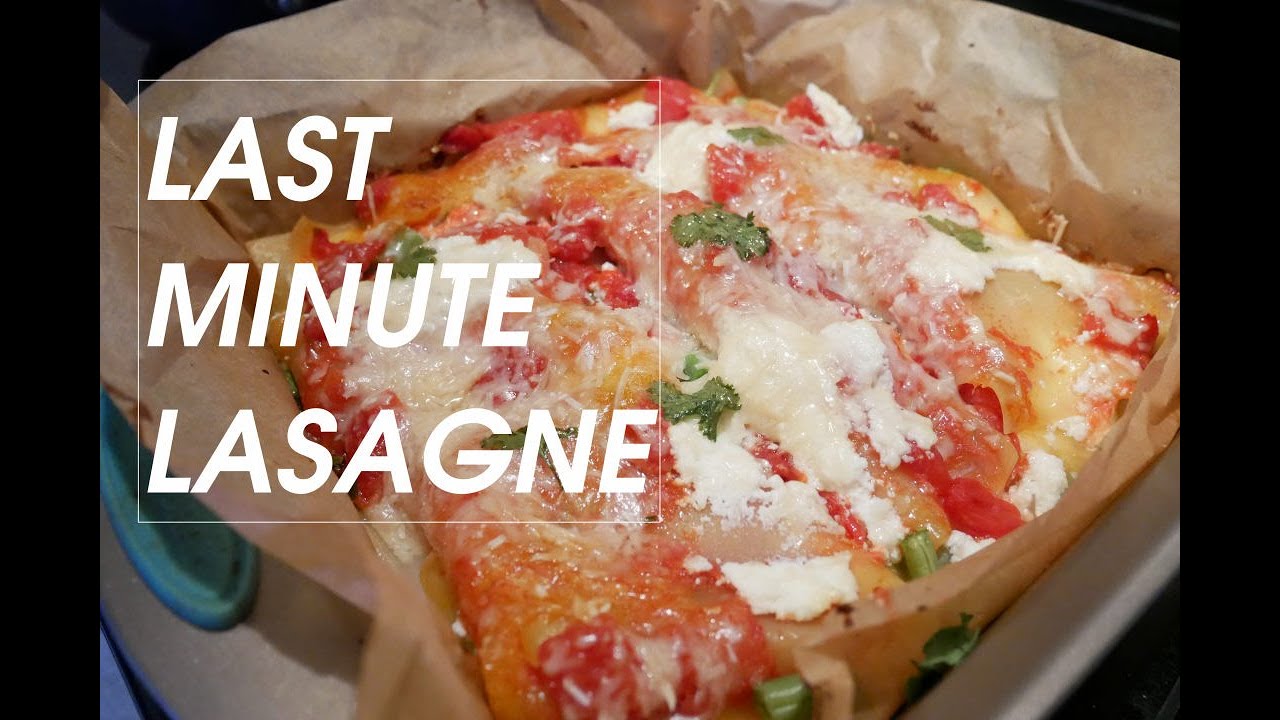 How to Make: Last Minute Lasagna aka Lasagne