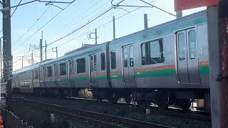 【良い音】E231系1000番台ヤマU532編成　東北線下り1594E列車通過