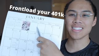 Don't Miss Out On Free Money | 401k Frontloading