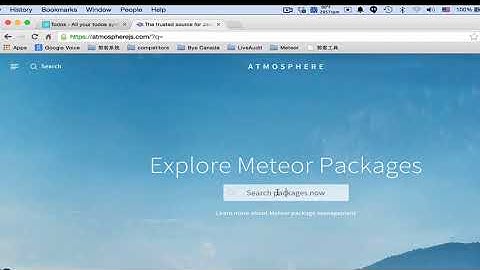 node js上最新HTML5开发框架 Meteor12 通过Demo了解Meteor7大技术原则以及学习Meteor的基本技术要求5