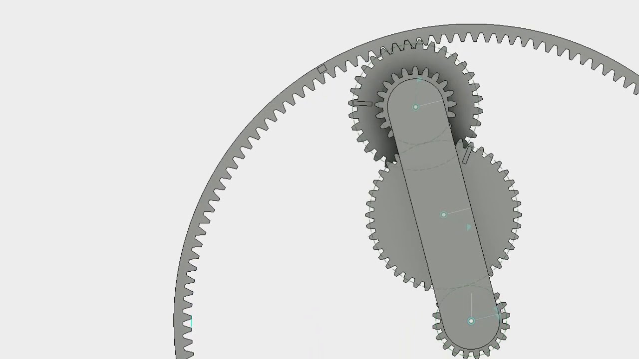 Sistema de engranajes en Fusion 360 Gears) YouTube