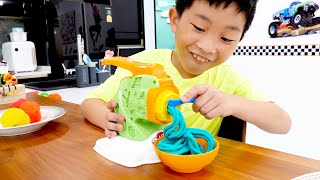 Kids Day life Story about Health Food Cooking Toy Play