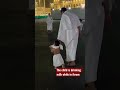 The child is drinking milk while in ihram | #shorts