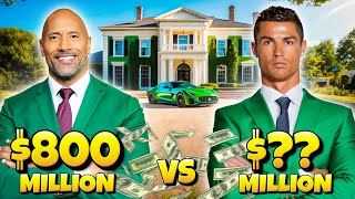 The Rock vs Cristiano Ronaldo  Who Is Richer?