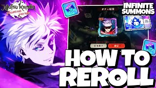 HOW TO REROLL ON JJK PHANTOM PARADE! INSANE INFINITE REROLL SUMMONS  - Jujutsu Kaisen Phantom Parade