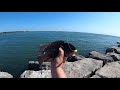 Awesome “Glory Hole” Jetty Tog Fishing Barnegat Light New Jersey