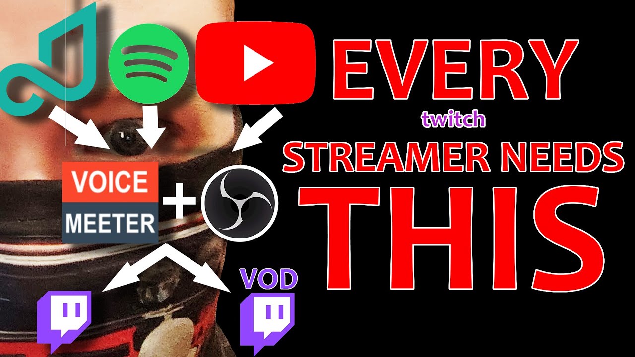 TWITCH VOD TRACK with VOICEMEETER Complete basic guide for OBS