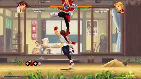 CVS - Sakura Yuri Vs. Karin Hotaru | Capcom Vs SNK - Ikemen ONLINE