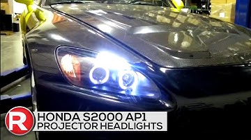 Honda S2000 AP1 Projector Headlights w/ LED & Dual Halo (00-03) Spec-D Lights DIY How to Install