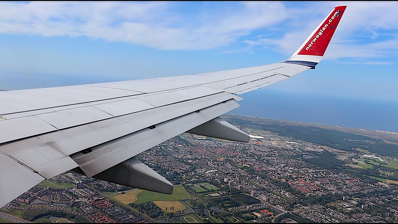 Norwegian 737-800 | Oslo ✈️ Amsterdam Schipol | Safety, Takeoff, Inflight & Landing