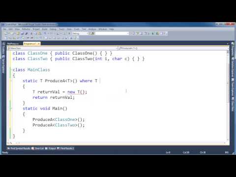 C# Generic Constraints Part 1