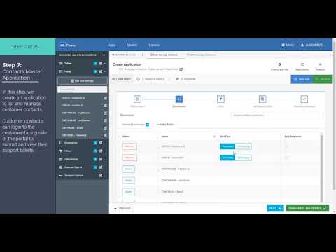 How to create a helpdesk portal (Step 7): Build the contacts management app