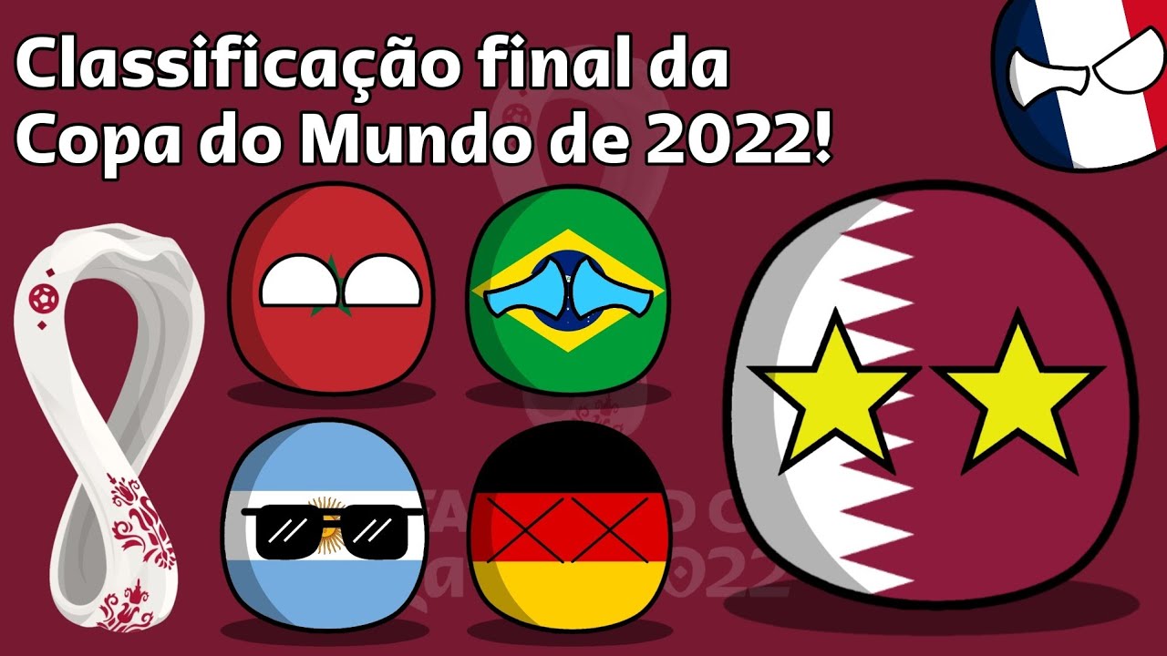 Veja a classificação final da Copa do Mundo - Jornal Opção
