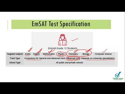 Vidéo: Qu'est-ce que le test EmSAT ?