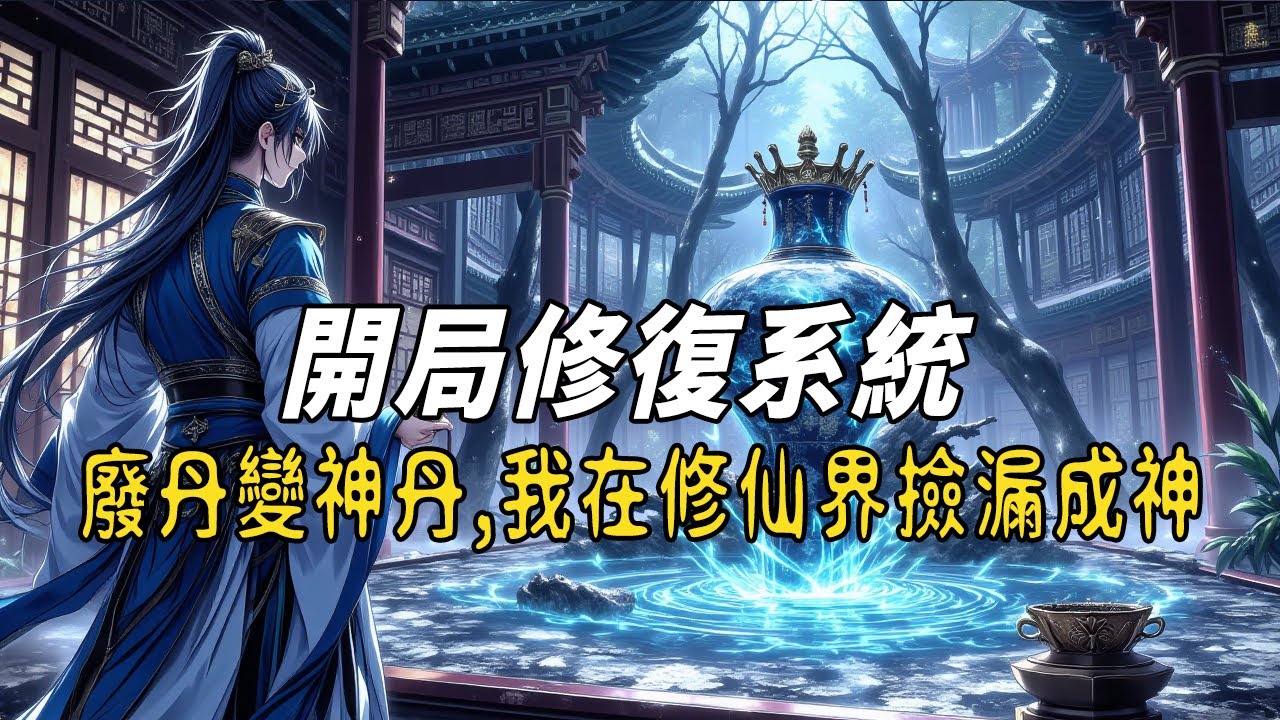 《開局修復系統：廢丹變神丹，我在修仙界撿漏成神》現代社畜魂穿修仙界，覺醒逆天修復系統！廢丹、殘器、殘缺功法統統變極品，從煉氣小修到三界無敵，看他如何靠「撿垃圾」逆襲成仙！