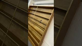Book cabinets designed, made and installed with MAVAZI #book #cabinet #carpentry #girl #music #tv