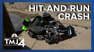 Motorcyclist fights for his life after hit-and-run crash