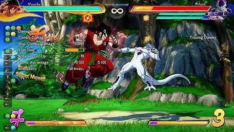 Yamcha solo Limit Break midscreen confirm into Sparking TOD