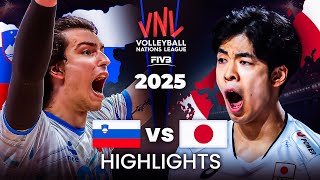 🇯🇵 JAPAN vs SLOVENIA 🇸🇮 | HIGHLIGHTS | Men's VNL 2025