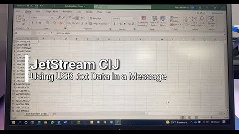 JetStream - Using txt Info in a Message