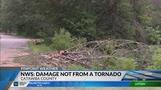 No tornadoes confirmed after storms in Catawba County NWS
