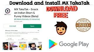 How to Download and install MX Taka Tak app on Android | Techno Logic | 2021 screenshot 3