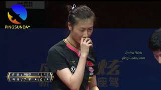 Ma Long + Ding Ning: Rule for Doubles Table Tennis