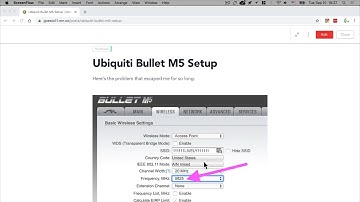 Ubiquiti Bullet M5 Problem: SSID doesn
