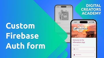 How to customise Firebase Auth form in your Andromo app