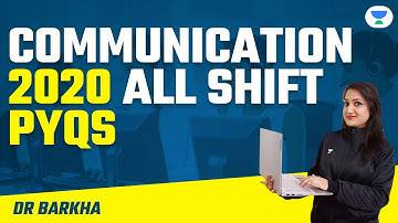 NTA UGC NET 2021 | Communication by Dr. Barkha | All Shift PYQs (2020)