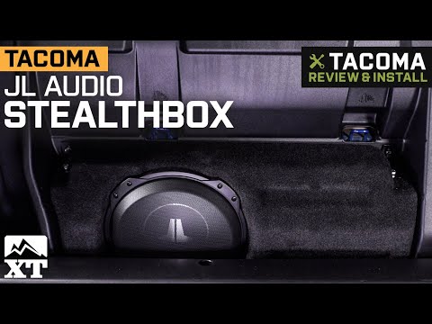 2016-2021 Tacoma Double Cab JL Audio Stealthbox; Black Review & Install