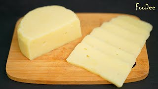 I make cheese at home in 15 minutes with 2 ingredients! homemade cheese recipe