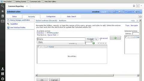 Reporting Access to Non smadmin Users in IBM Cognos/TCR 3.1