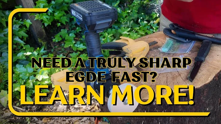 Revolutionize Your Sharpening: Affordable Rotary Leather Strop Review & Demo | The DIY Maker