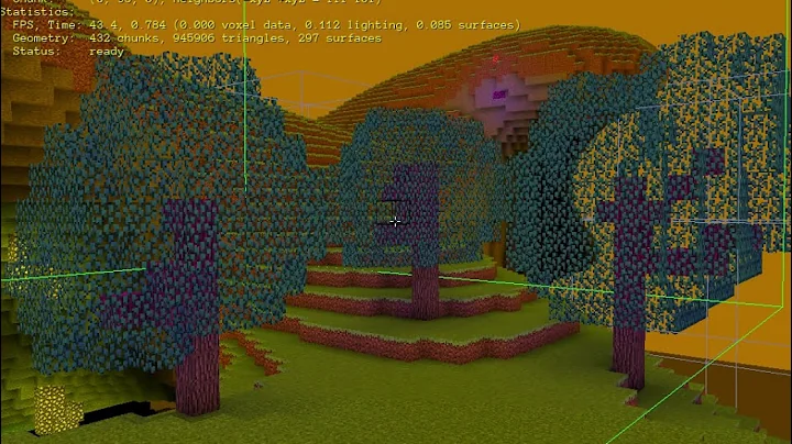 Cubic Voxel Surfaces with Urho3D - Trees with Glowing Leaves