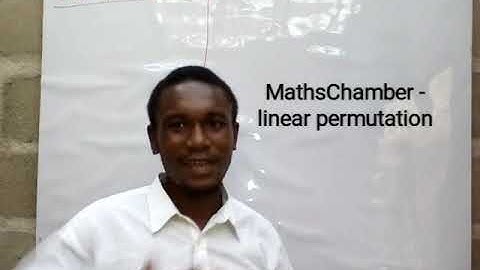 MathsChamber - linear permutation