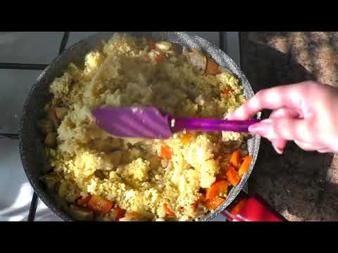Ужин за 10 Минут Очень Просто и Быстро Кускус с Курицей Простое Приготовление